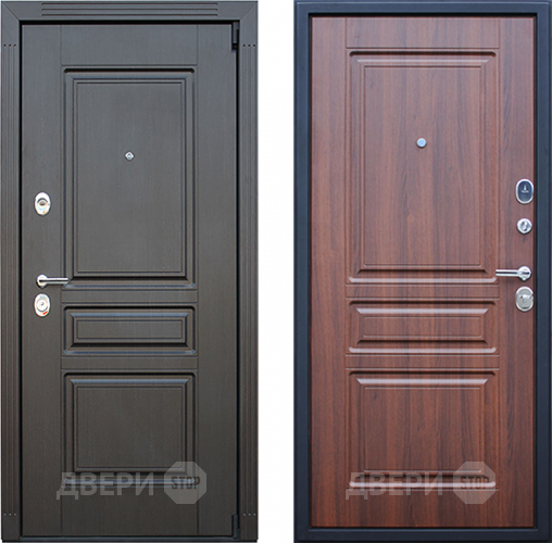 Входная металлическая Дверь АСД Гермес Орех бренди