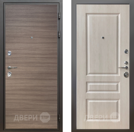 Дверь Шелтер (SHELTER) Комфорт Дуб тоскано поперечный 3 Дуб филадельфия крем