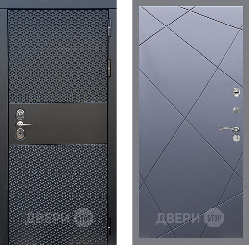 Дверь Стоп БЛЭК CISA ФЛ-291 Силк титан