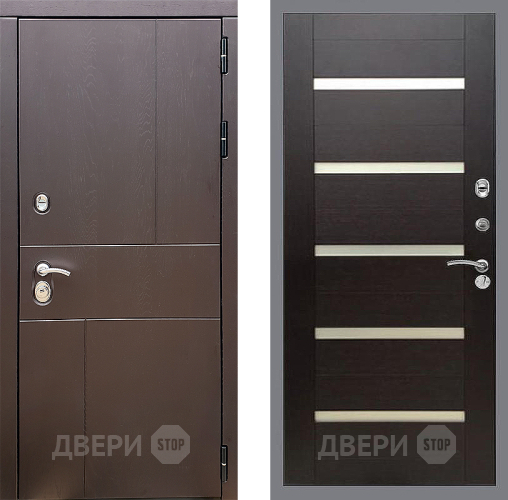Дверь Стоп УРБАН СБ-14 венге поперечный