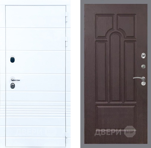 Входная металлическая Дверь Стоп ТРЕНДО ФЛ-58 Венге