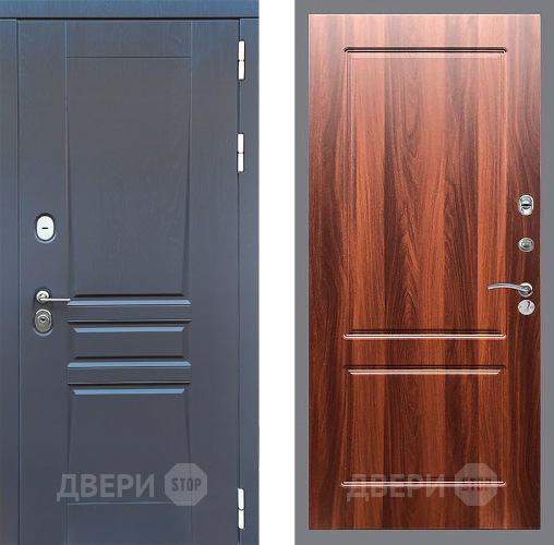 Входная металлическая Дверь Стоп ПЛАТИНУМ ФЛ-117 Итальянский орех