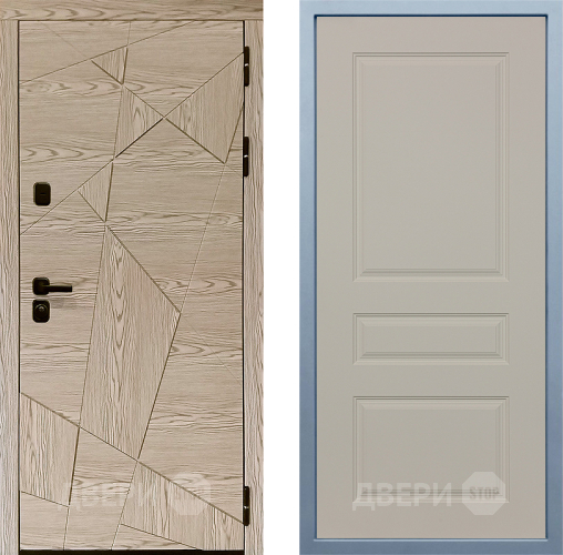 Входная металлическая Дверь Дива МД-97/1 Д-13 Шампань