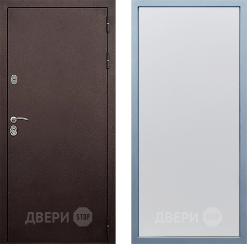 Дверь Дива МД-40 Медь Н-1 Белый