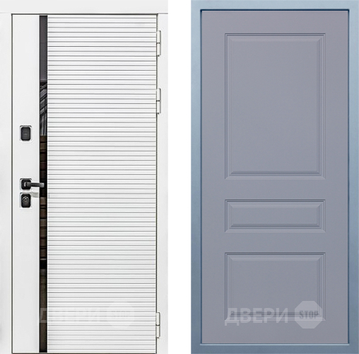 Дверь Дива МХ-45 Белая STR Д-13 Силк Маус