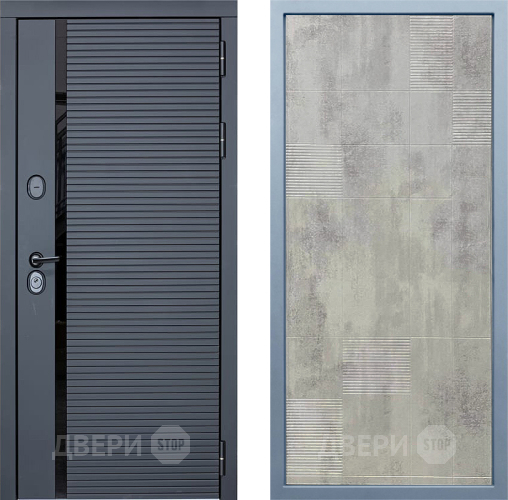 Дверь Дива МХ-45 STR Д-4 Бетон темный