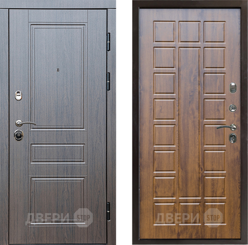 Входная металлическая Дверь Престиж Классика Венге Престиж Дуб