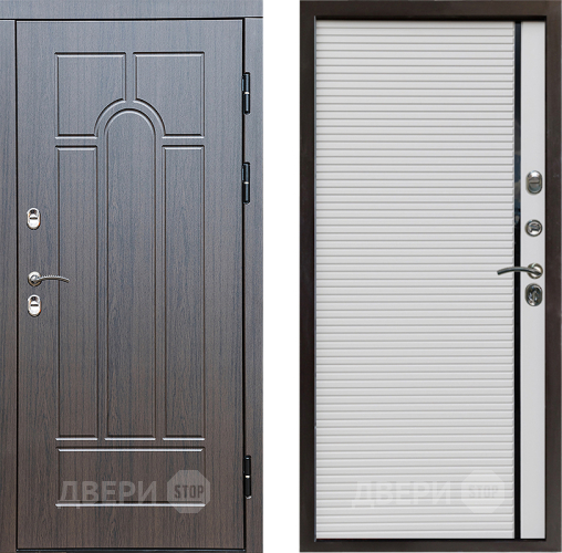 Входная металлическая Дверь Престиж TERMO с терморазрывом Арка Porte Белый