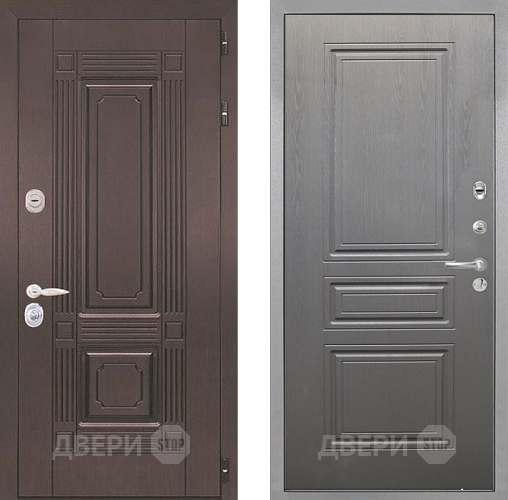Дверь Интекрон (INTECRON) Италия ФЛ-243 Графит вуд дуб