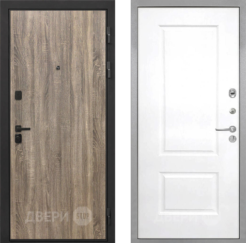 Дверь Интекрон (INTECRON) Профит Black Дуб Турин Альба Роял Вуд белый