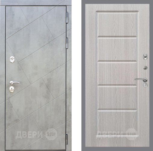 Входная металлическая Дверь Рекс (REX) 22 FL-39 Беленый дуб