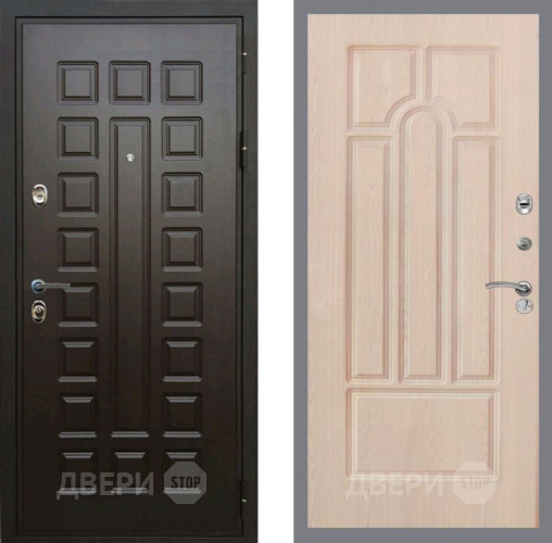 Входная металлическая Дверь Рекс (REX) Премиум 3к FL-58 Беленый дуб