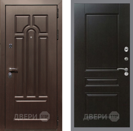 Дверь Рекс (REX) Эврика FL-243 Венге