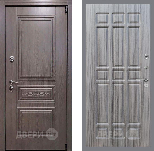 Входная металлическая Дверь Рекс (REX) Премиум-S FL-33 Сандал грей