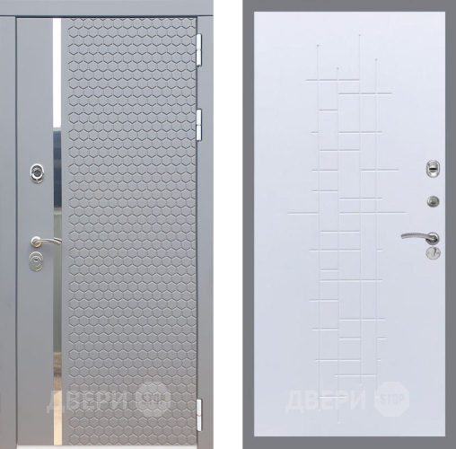 Входная металлическая Дверь Рекс (REX) 24 FL-289 Белый ясень