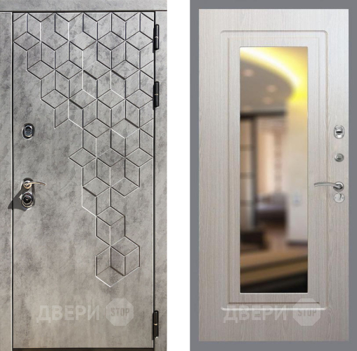 Дверь Рекс (REX) 23 FLZ-120 Беленый дуб