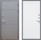 Входная металлическая Дверь Стоп АРТ ГРАФИТ ФЛ-243 Силк Сноу