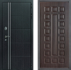 Входная металлическая Дверь Дверной континент Теплолюкс Дизайн ФЛ-183 Венге