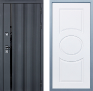 Дверь Дива МХ-46 STR Д-8 Белый 860х2050 мм