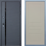 Дверь Дива МХ-45 STR Н-7 Шампань 860х2050 мм