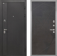 Дверь Интекрон (INTECRON) Олимпия Black 4К Лучи-М Венге распил кофе